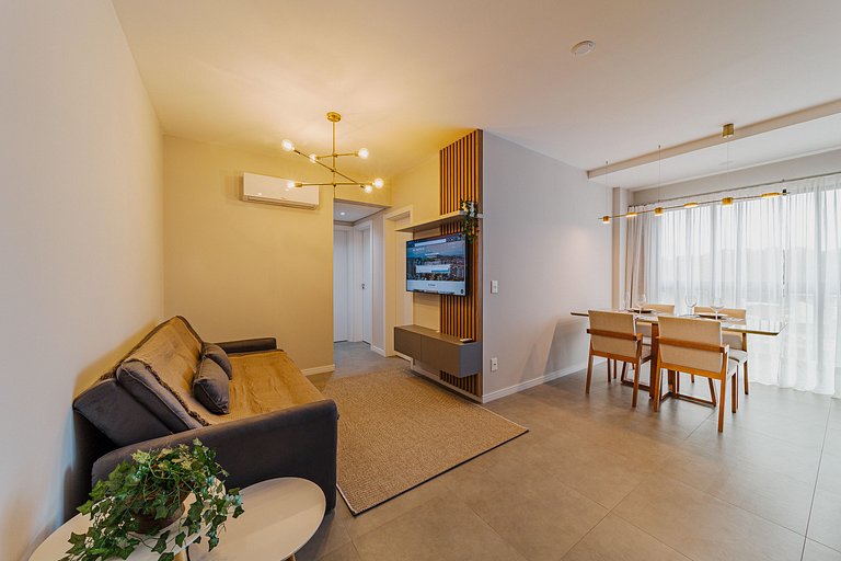 Apartamento completo, moderno e bem localizado