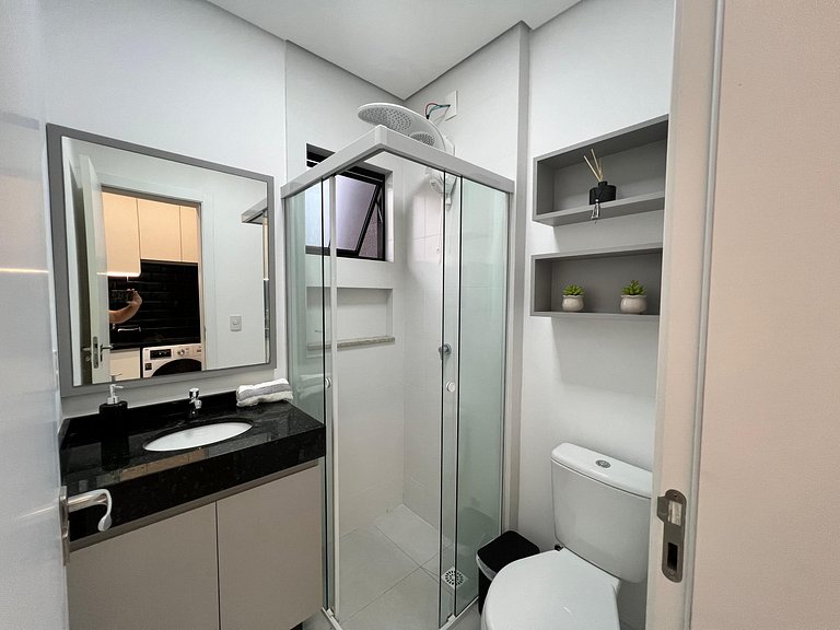Design e conforto com vista para as montanhas