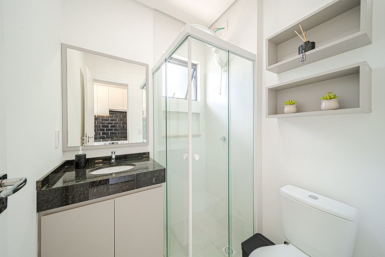 Design e conforto com vista para as montanhas