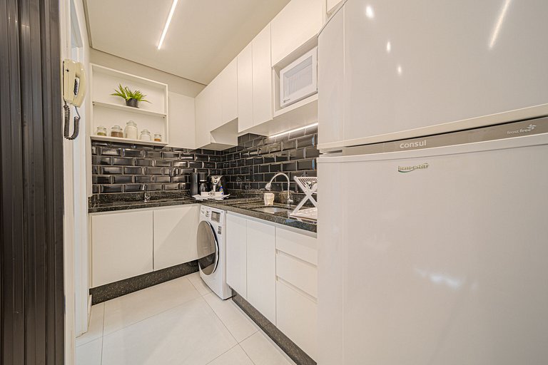 Design e conforto com vista para as montanhas