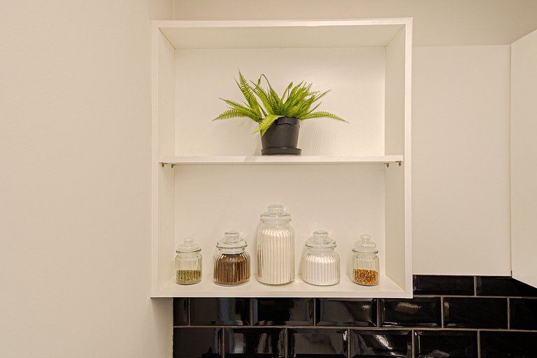 Design e conforto com vista para as montanhas