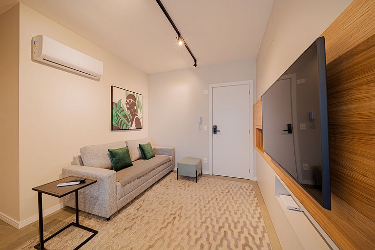 Apto sofisticado com elegancia e bem localizado