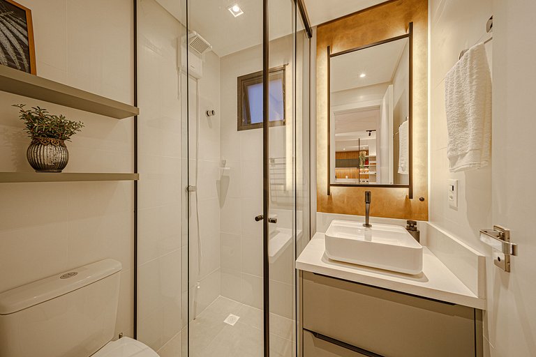 Moderno, aconchegante e muito bem localizado