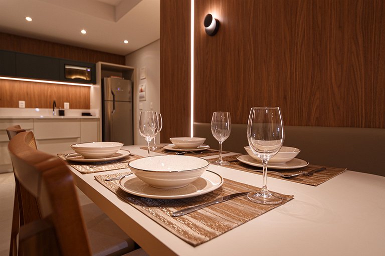 Estadia Elegante com Vaga e Wi-Fi Rápido MIN602