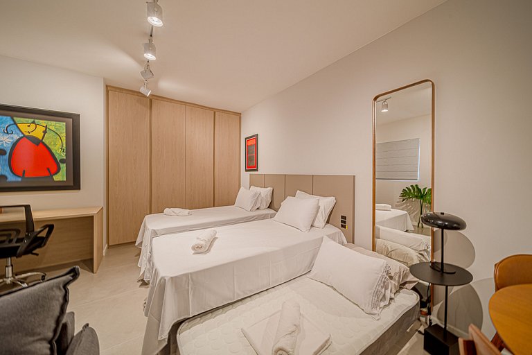 Studio Novo e completo em Joinville, aproveite [MI203]