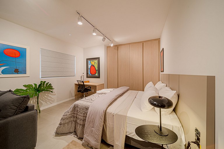 Studio Novo e completo em Joinville, aproveite [MI203]