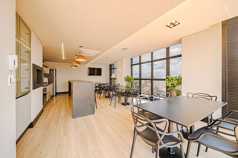 Studio Novo e completo em Joinville, aproveite [MI203]
