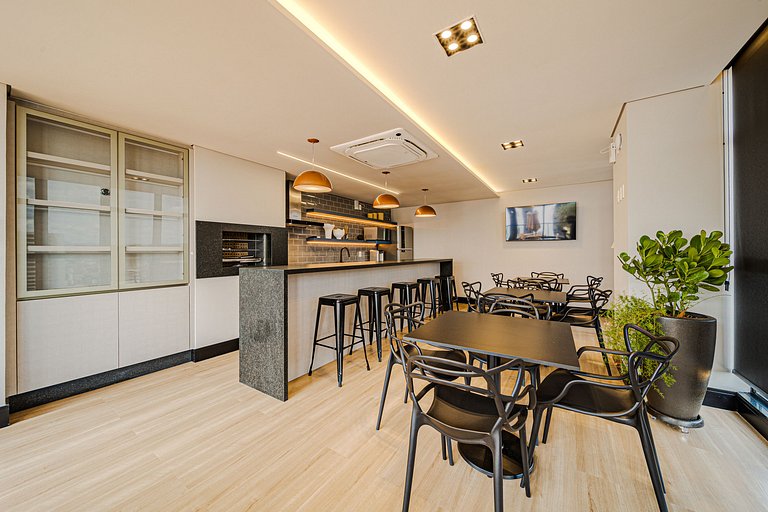 Studio Novo e completo em Joinville, aproveite [MI203]