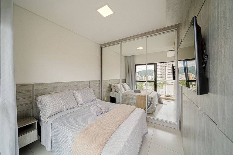 Design moderno; vista incrível no bairro América