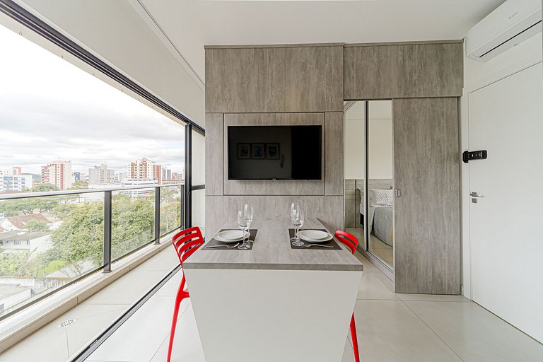 Design moderno; vista incrível no bairro América