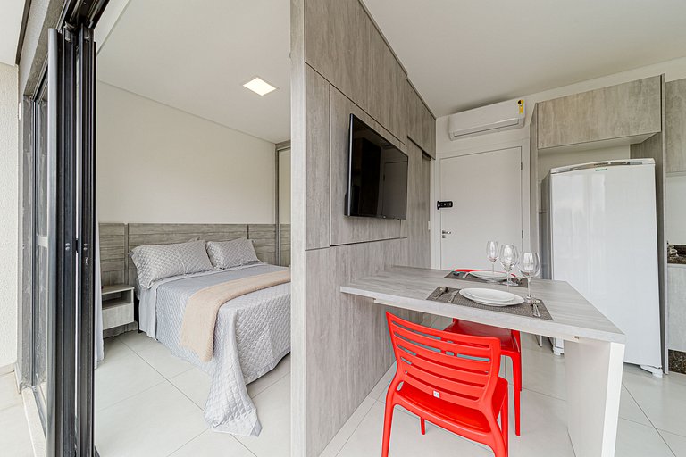 Design moderno; vista incrível no bairro América