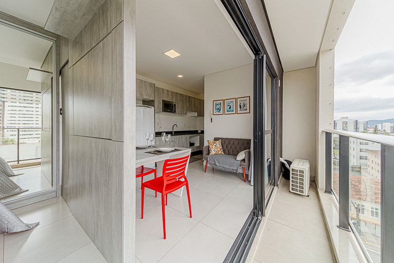 Design moderno; vista incrível no bairro América