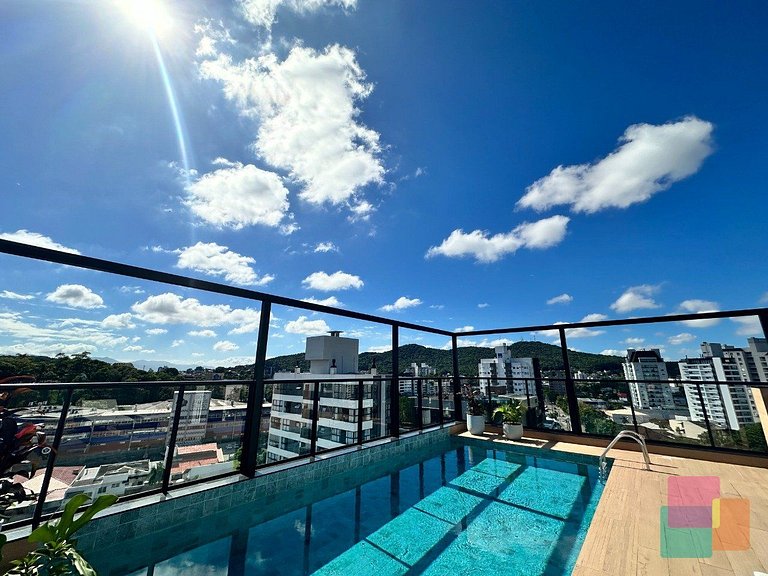 505 - Apartamento novo e moderno, desfrute desta da privacid