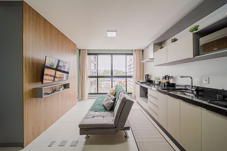 Prático, moderno e completo em ótima localização