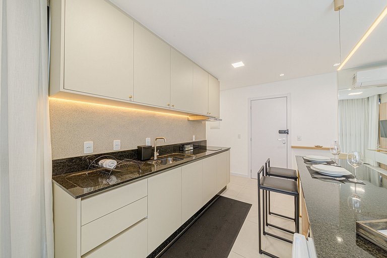 505 - Apartamento novo e moderno, desfrute desta da privacid