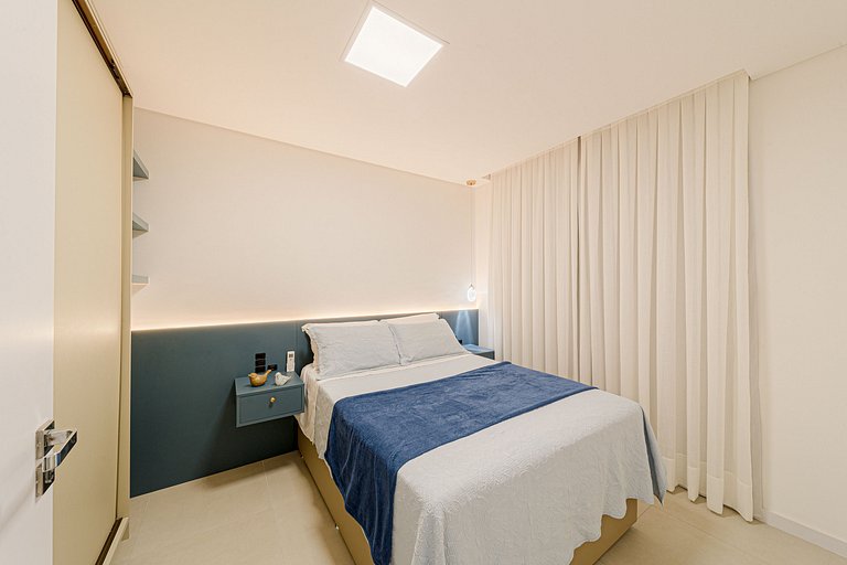 505 - Apartamento novo e moderno, desfrute desta da privacid