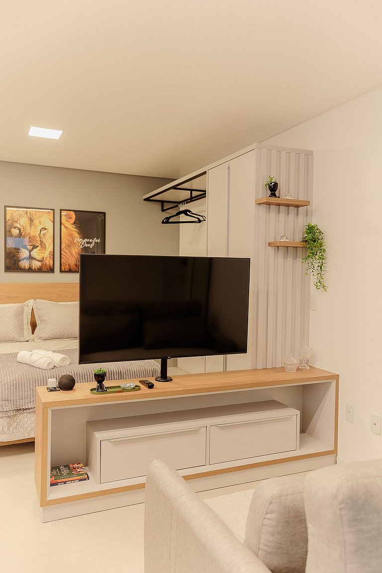 Charmoso, elegante e completo em edífico incrível