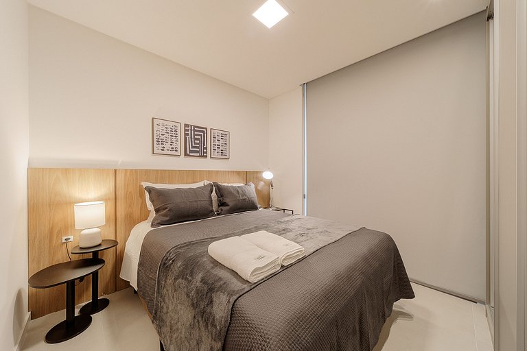 Prático, moderno, completo em edíficio incrível