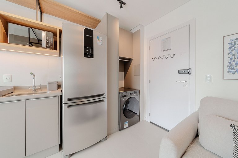 Prático, moderno, completo em edíficio incrível