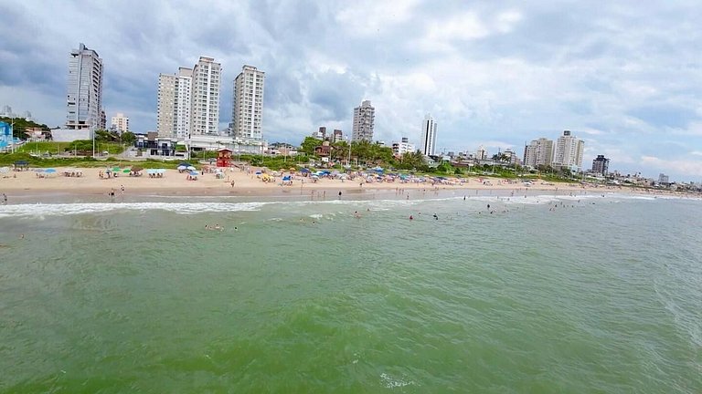 Apto luxo Summer Home Club | Frente mar + cinema