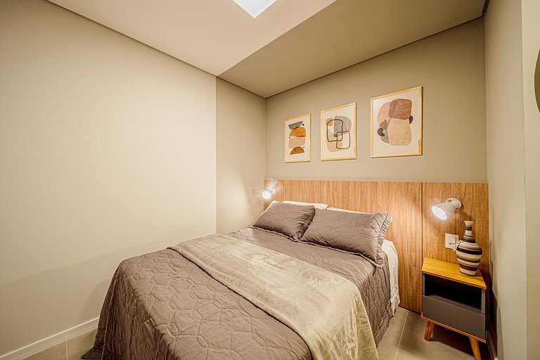 Moderno e aconchegante em endereço privilegiado