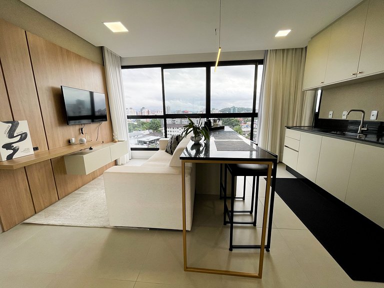 Apto novo, moderno, com vista incrível STH505