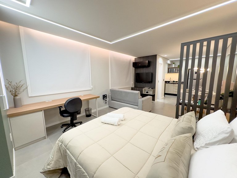 Apartamento no Mingus com Piscina e Wi-Fi 600MB