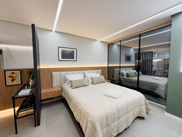 Apartamento no Mingus com Piscina e Wi-Fi 600MB