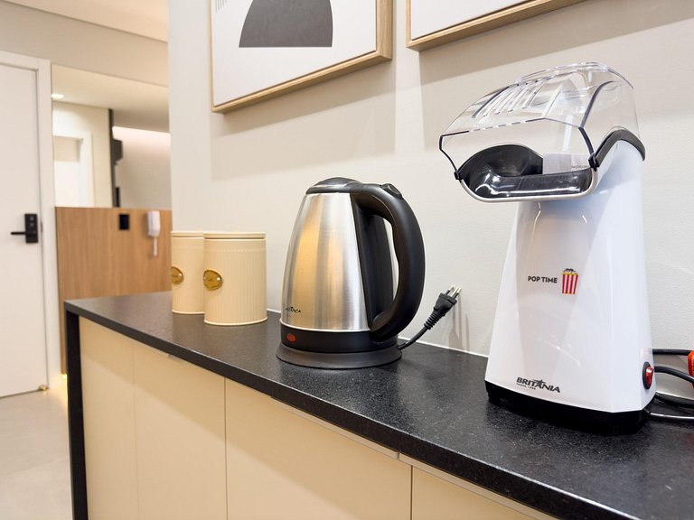 Estadia Elegante com Vaga e Wi-Fi Rápido MIN604