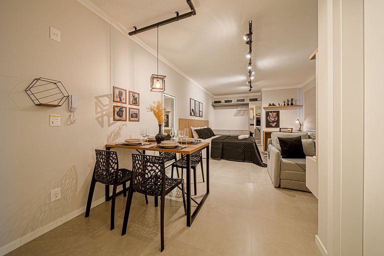 Alto padrão e design moderno em edifício completo