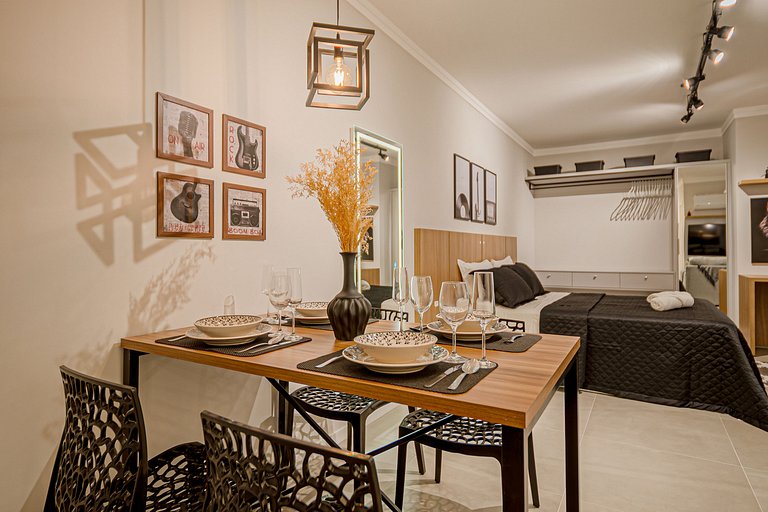 Alto padrão e design moderno em edifício completo