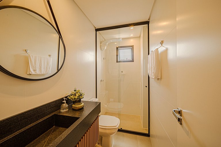 Alto padrão e design moderno em edifício completo