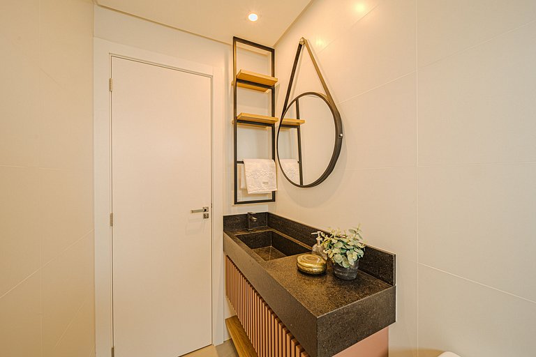 Alto padrão e design moderno em edifício completo