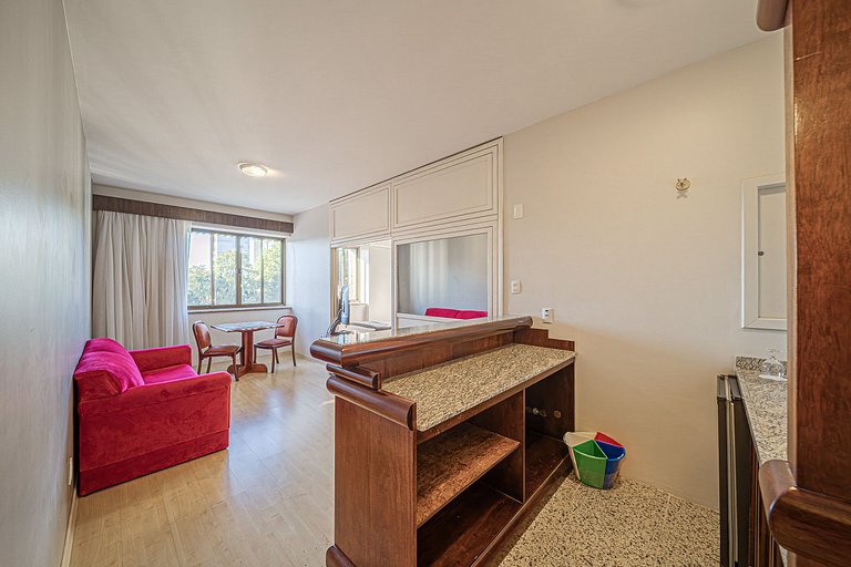 Moderno, pratico e confortável com duas camas