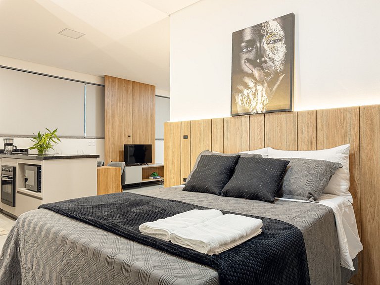 Modernidade e conforto; lazer completo