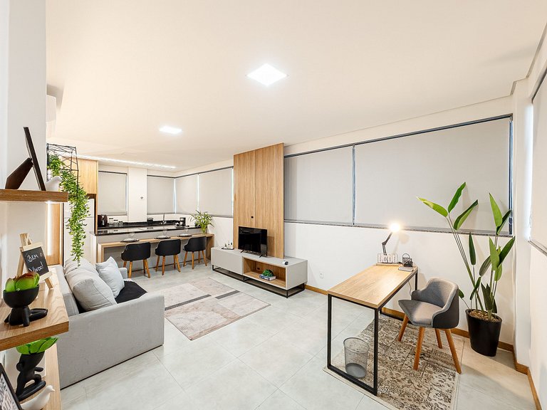 Modernidade e conforto; lazer completo