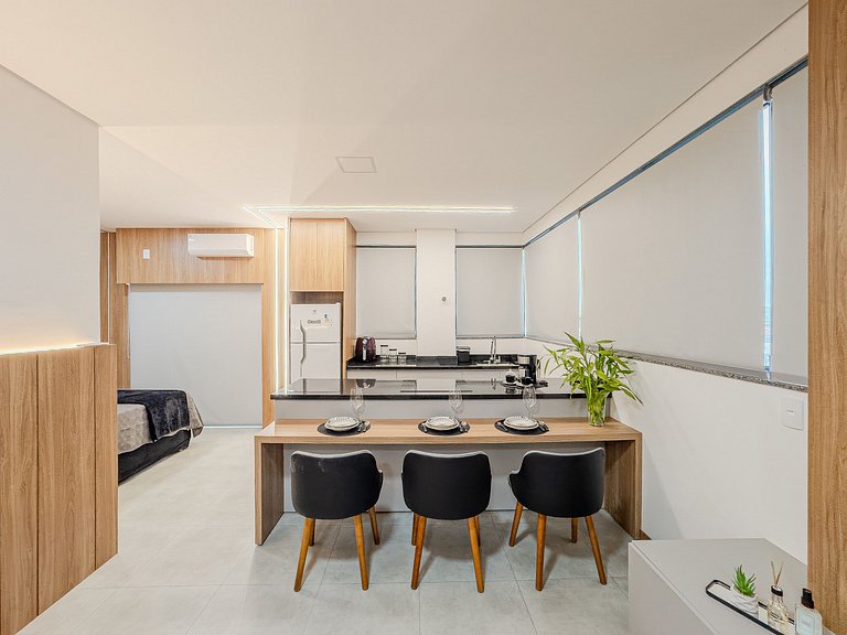 Modernidade e conforto; lazer completo