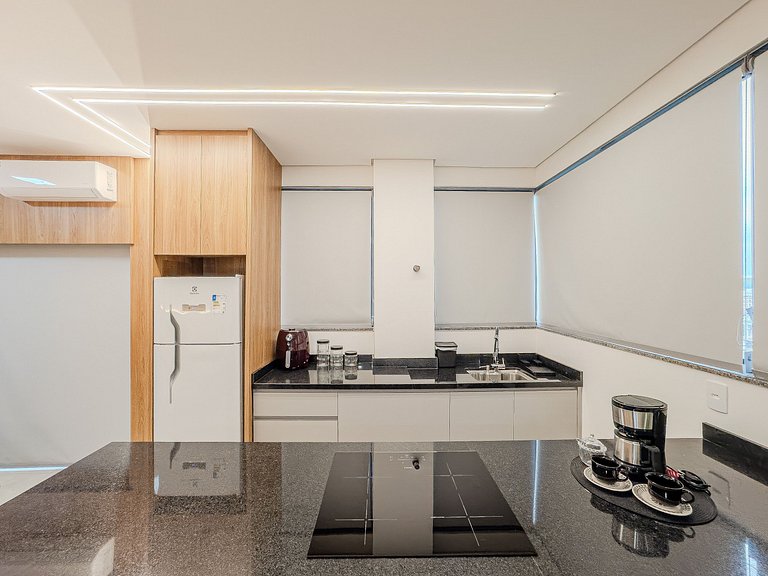 Modernidade e conforto; lazer completo