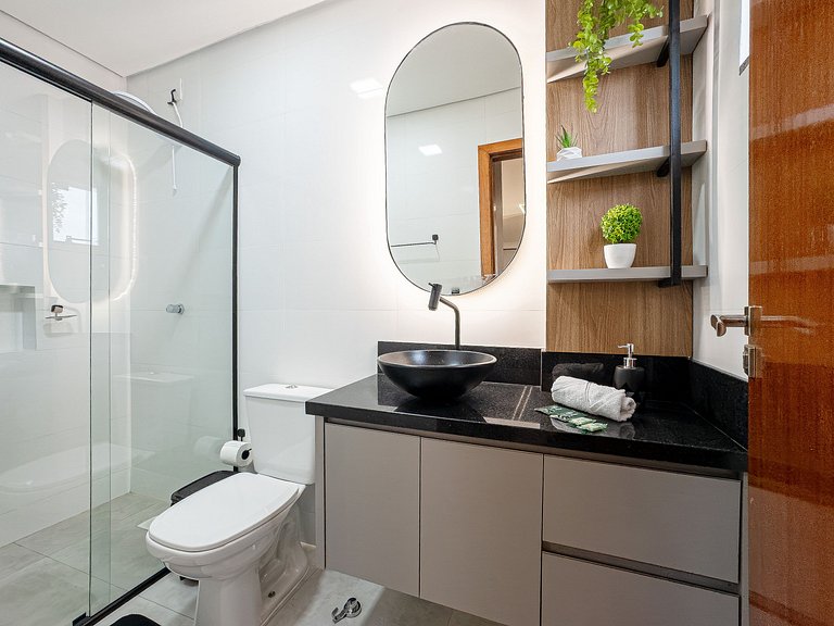 Modernidade e conforto; lazer completo