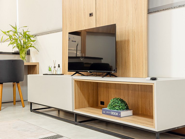 Modernidade e conforto; lazer completo