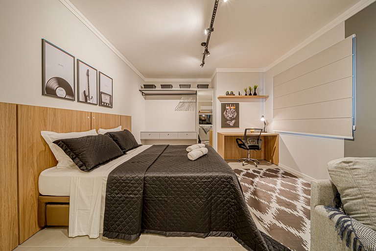 Alto padrão e design moderno em edifício completo