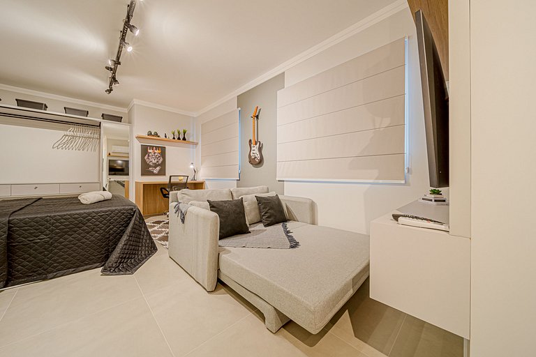 Alto padrão e design moderno em edifício completo