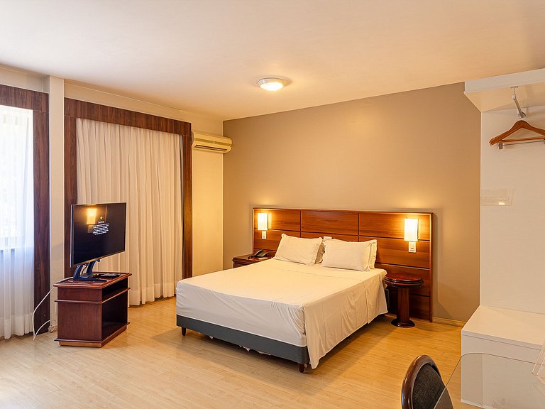 Quarto nobre e confortável no centro de Joinville