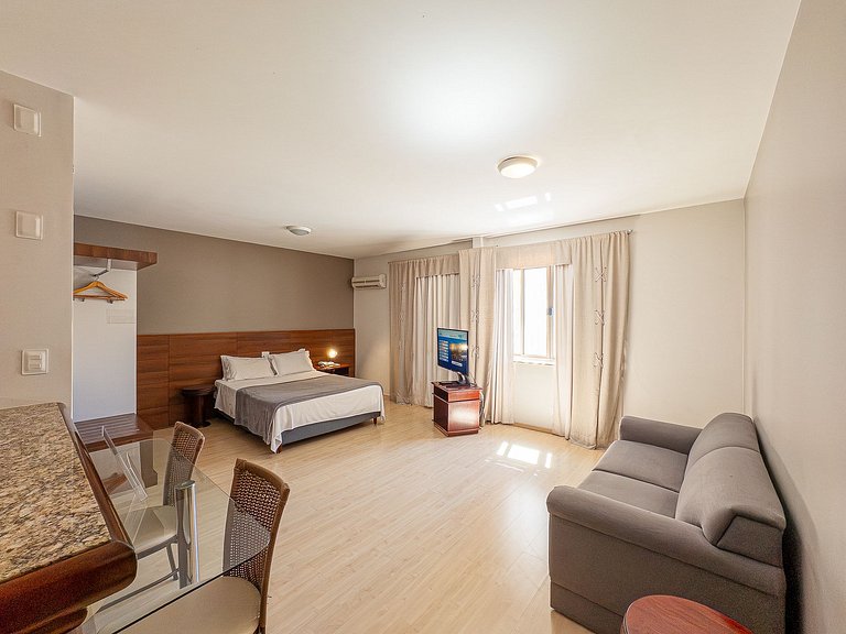 Estilo & Conforto em hotel no centro da cidade