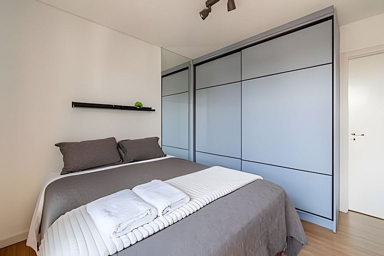 Smart Loft no centro; lazer completo e estilo