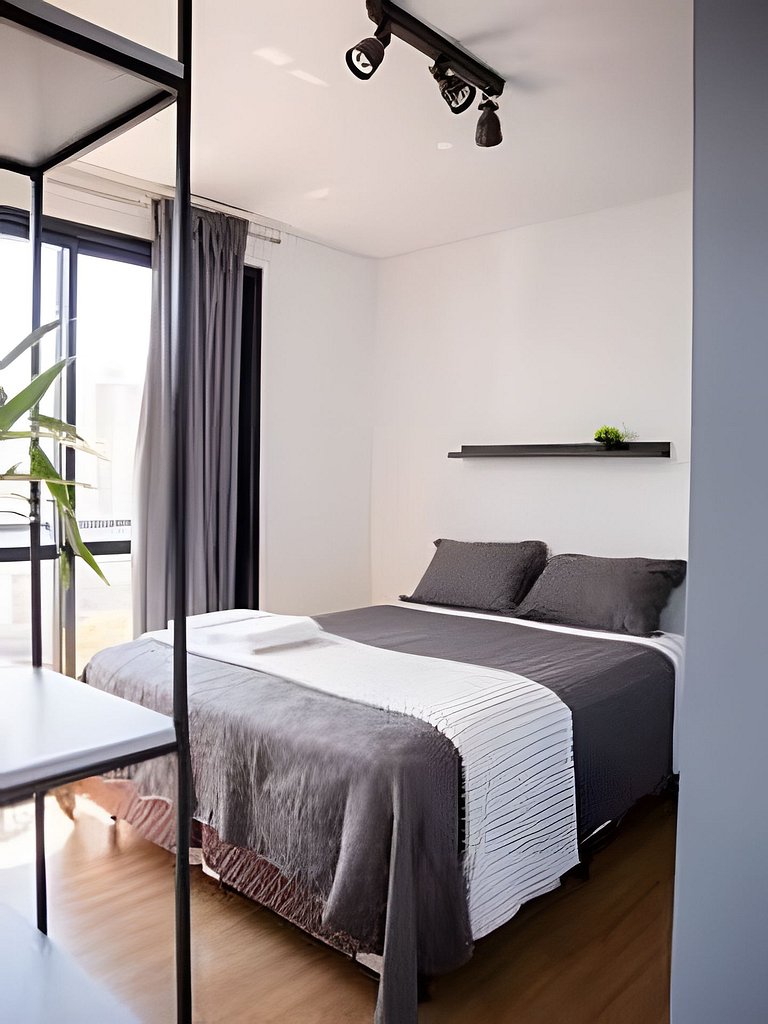 Smart Loft no centro; lazer completo e estilo