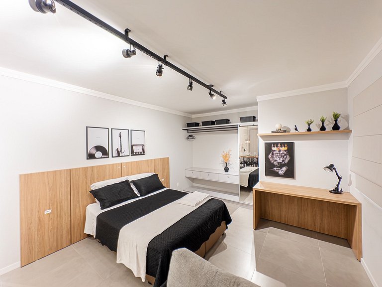 Alto padrão e design moderno em edifício completo
