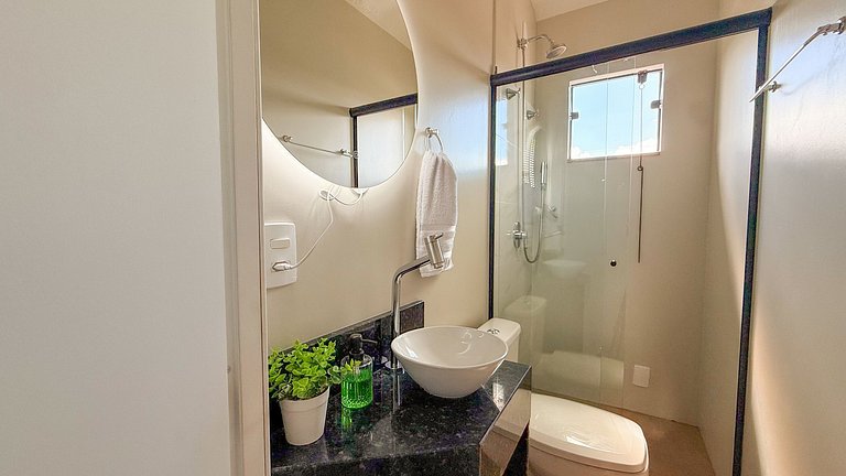 Suíte Marrakech | Fechadura e banheiro exclusivo