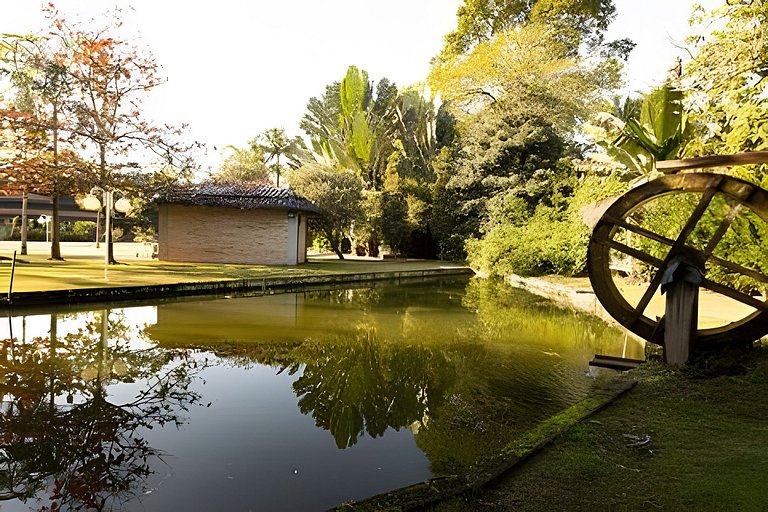 Casa de Campo: Piscina, Lago, Lareira e Churrasco