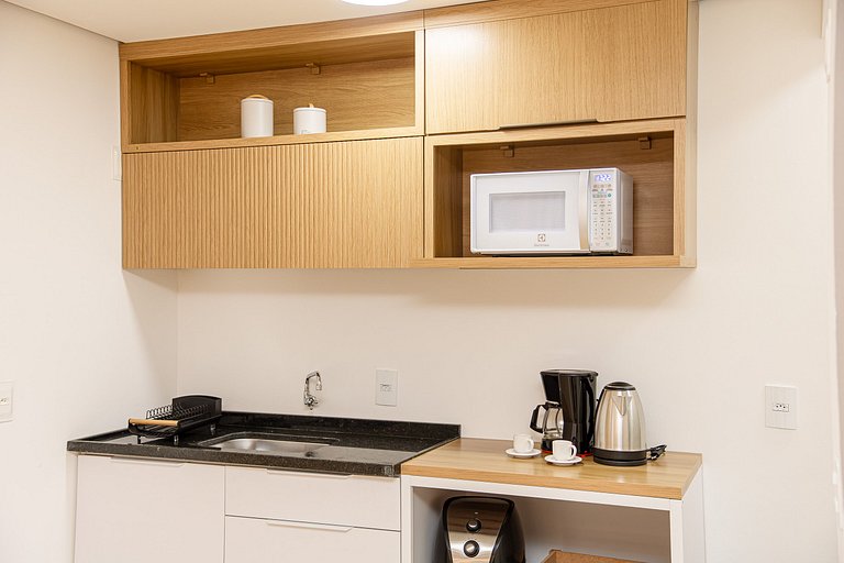 Quarto nobre em hotel no centro de Joinville
